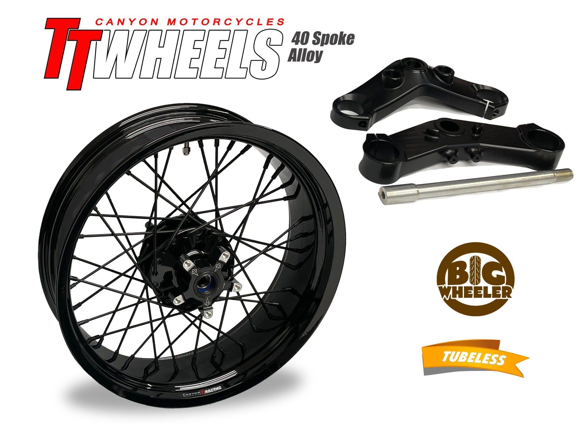 40 Spoke Alloy Big Wheeler Kit - Stage 1