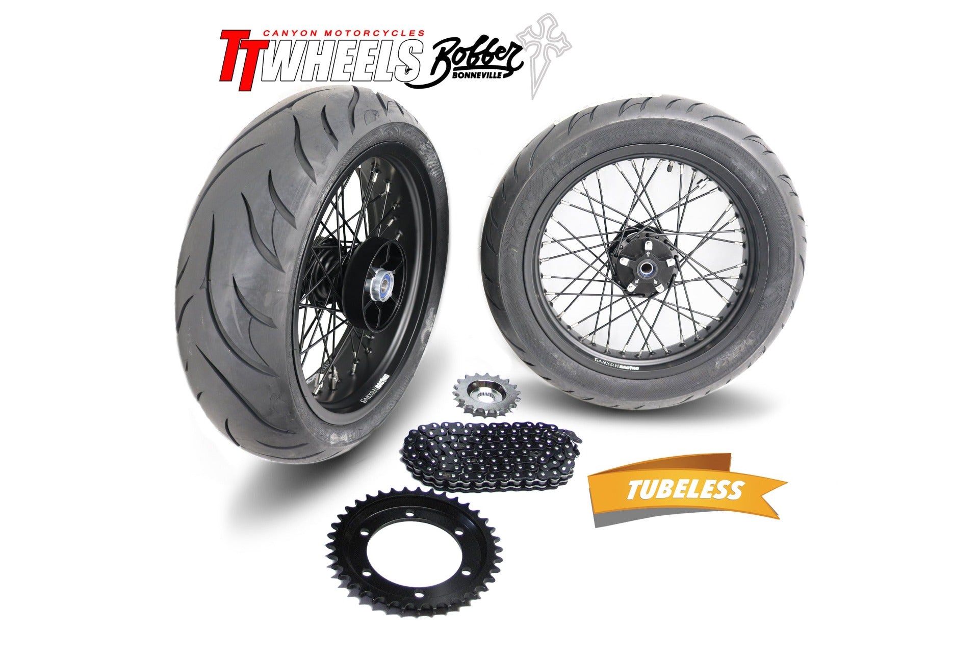 40 Spoke Alloy Cruiser Wheel Kit - Stage 2