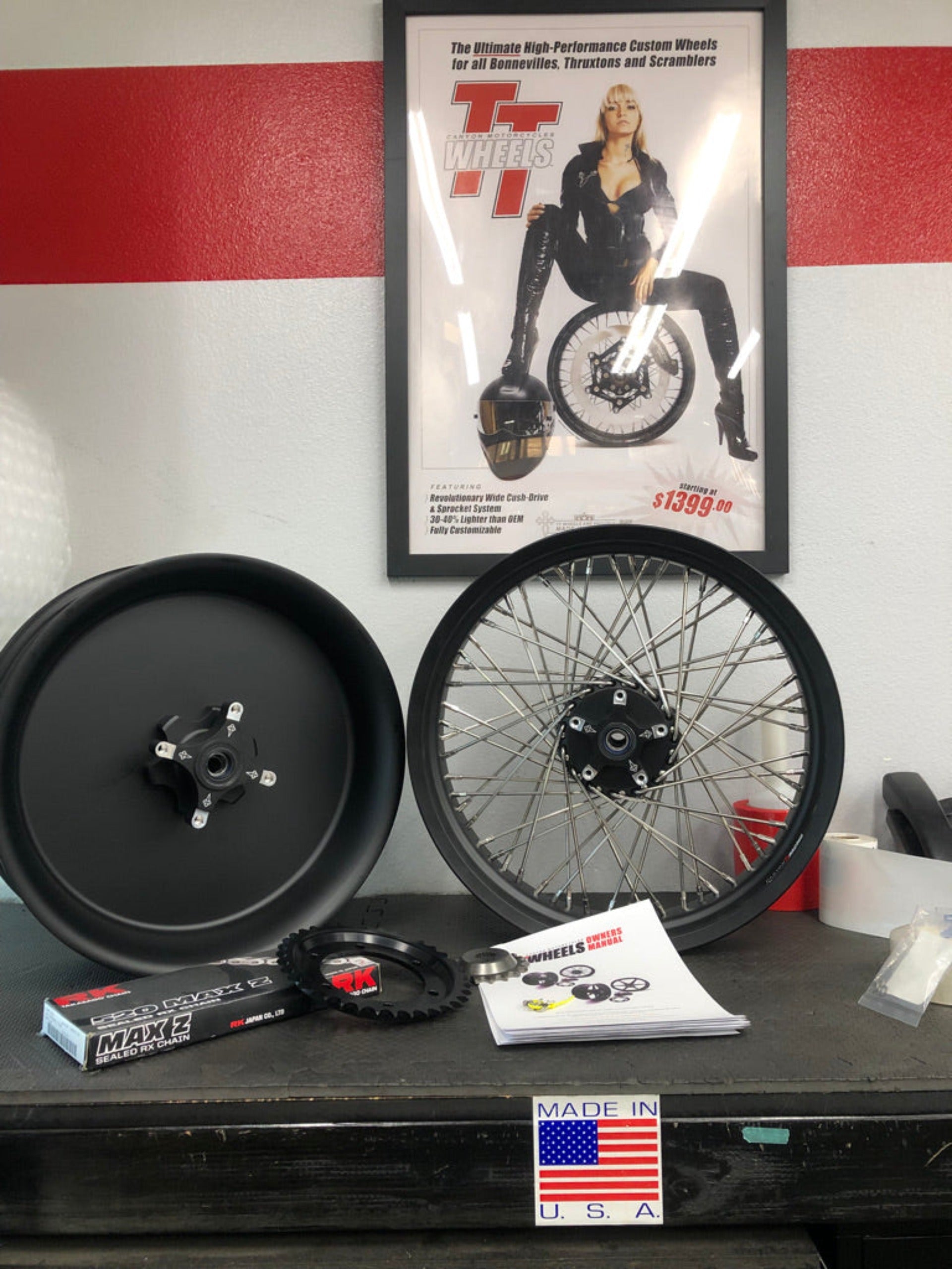 40 Spoke Alloy Cruiser Wheel Kit - Stage 2