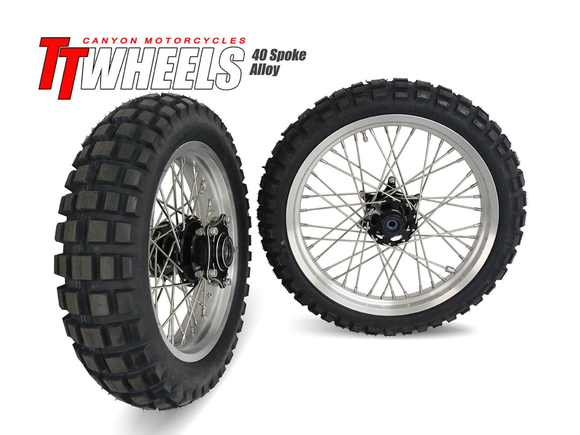 40 Spoke Alloy Off Road Stock Wheel Kit - Stage 2