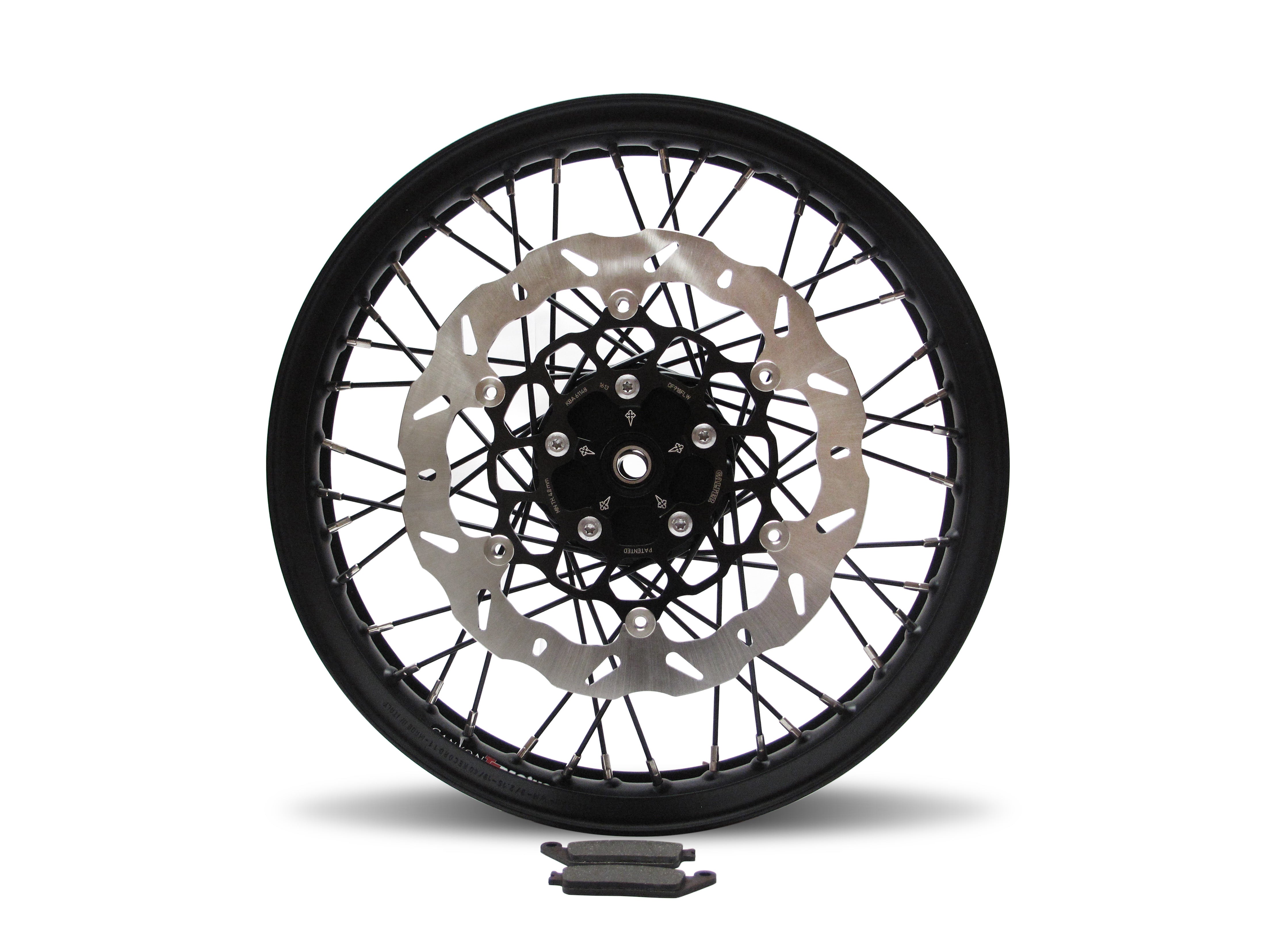 40 Spoke Alloy Flat Tracker Wheel Kit - Stage 1